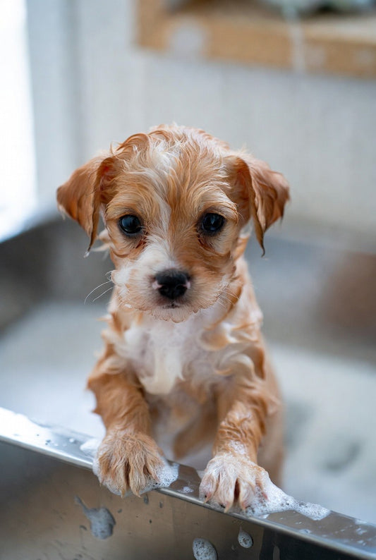 The Puppy’s First Spa